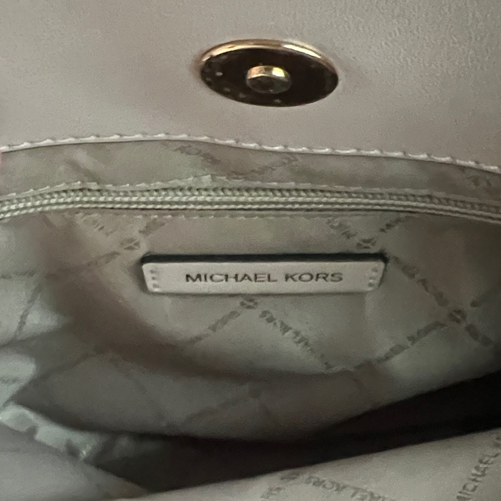 Michael Kors Women's Light Gray Satchel - Picture 5 of 13